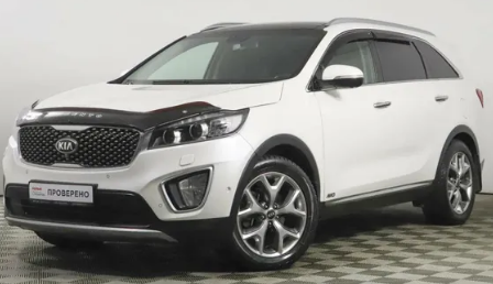 Дефлекторы окон (ветровики) Kia Sorento (UM) 2014"EuroStandard" (Киа Соренто) Кобра Тюнинг