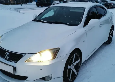 Дефлекторы окон (ветровики) Lexus IS II (XE20) Sd 2005-2010 ХРОМ.МОЛДИНГ Кобра Тюнинг